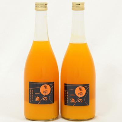 ふるさと納税 美浜町 [無添加]田村みかんの新鮮100%ジュース「至極の一滴」720ml×2本入り(美浜町)