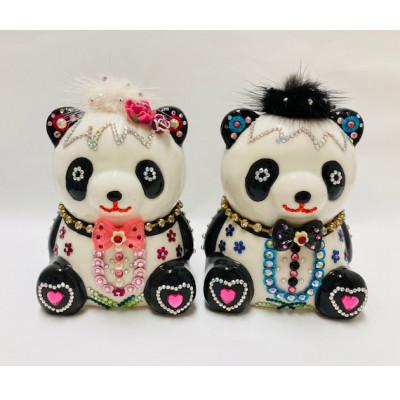 ふるさと納税 中間市 ニーハオ!キラキラぱんだ (ペア)