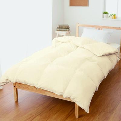 ふるさと納税 筑後市 マンション専用 シングルサイズ 羽毛布団(ダウン85%・充填量700g・アイボリー)