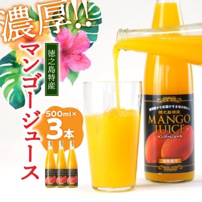 ふるさと納税 伊仙町 マンゴージュース3本セット
