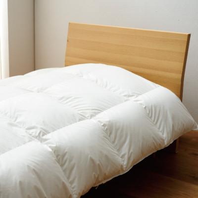 ふるさと納税 岡山市 岡山市で作られた羽毛掛けふとん セミダブルサイズ ホワイトダック93%