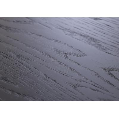 ふるさと納税 筑後市 グラム分子 40×40サイドテーブル 白いことオーク材 黒ペンキ塗り