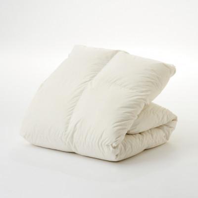 ふるさと納税 岡山市 岡山市で作られた羽毛掛けふとん 柄お任せホワイトダック93%シングルサイズ