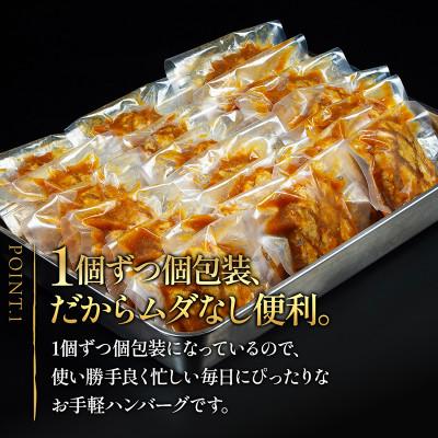 ふるさと納税 利府町 【合計3kg】お肉屋さんの和風オニオンソースハンバーグ(150g×20個) |  | 01
