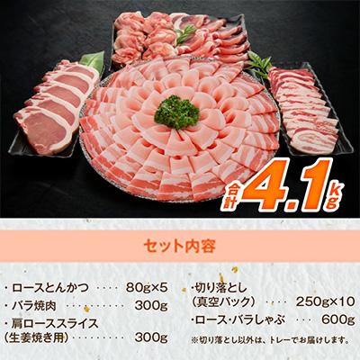 ふるさと納税 都城市 【使い易さ抜群】都城産豚「高城の里」わくわくセット4.1kg |  | 03