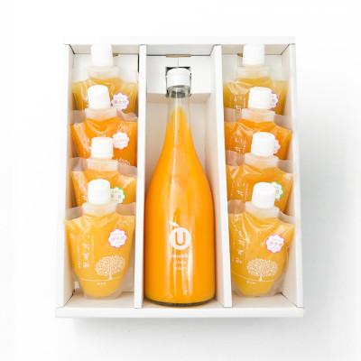 ふるさと納税 松山市 温州みかんジュース&amp;みかんジュレセット