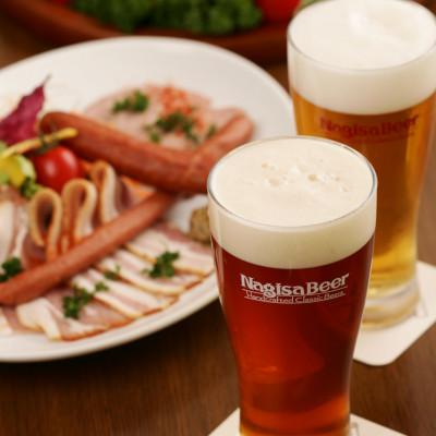 ふるさと納税 白浜町 ナギサビール(330ml×6本)とドイツ職人手作りハムセット