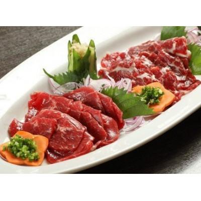 ふるさと納税 錦町 [馬肉]馬刺しセット(赤身・霜降り)約600g