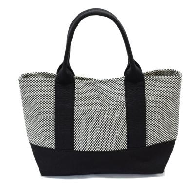 ふるさと納税 豊川市 三河木綿刺子織バッグ OBIトートミニ (消防刺子)