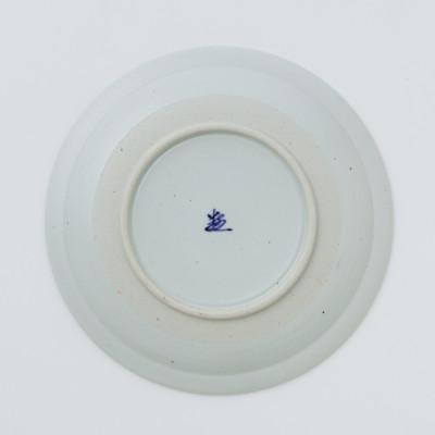 ふるさと納税 伊万里市 白マット18cm皿(縁付) 伊万里陶苑の画像