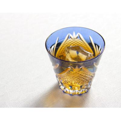 ふるさと納税 龍ケ崎市 カガミクリスタルの江戸切子 冷酒杯〈富士〉T615-2950-CCB_2