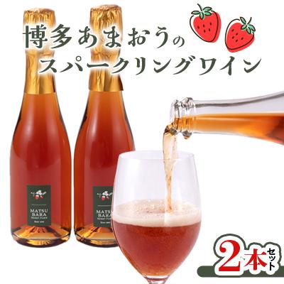 ふるさと納税 筑後市 博多あまおうのスパークリングワイン2本セット