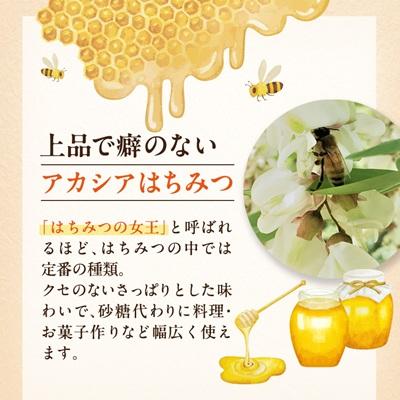 ふるさと納税 茅野市 信州産アカシアはちみつ600g・百花はちみつ600gセット_1
