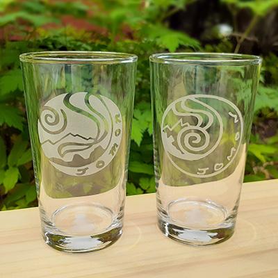 ふるさと納税 茅野市 未来に届ける贈り物 JOMON ジュースグラス 2個セット/箱入り K-12の画像