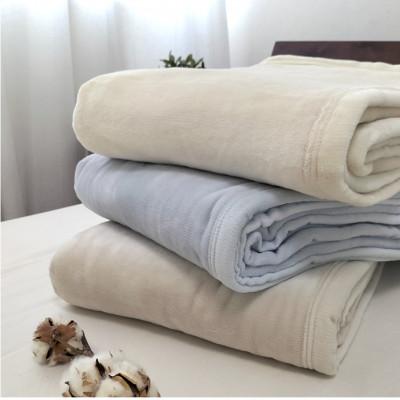 ふるさと納税 和泉市 【シングル】贅沢ふわふわオーガニックコットン綿毛布　140×200cm　IV　OGMM-1-IV |  | 01