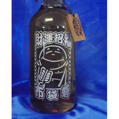 ふるさと納税 磐田市 開運彫刻ボトル 七福神 布袋尊(財運招福) ブレン