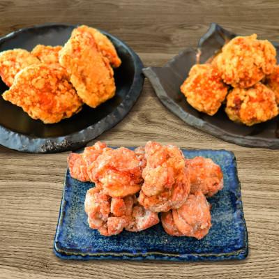ふるさと納税 中津市 吉吾のからあげ もも肉3種詰め合わせ