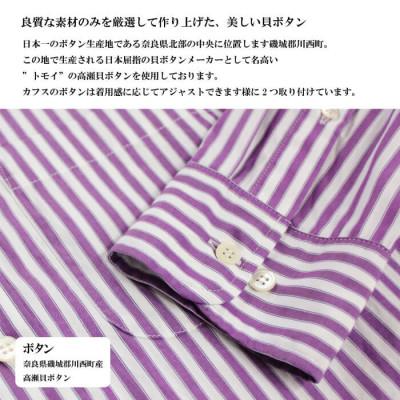 ふるさと納税 西脇市 播州織先染めバンドカラーシャツ(TIW138/M