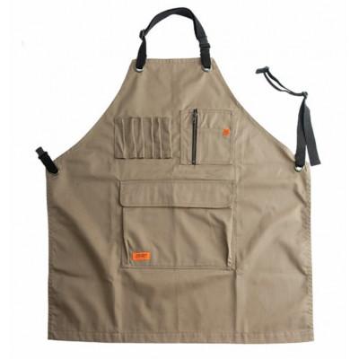 ふるさと納税 福岡市 [福岡市]ユニバーサルオーバーオール サープラスエプロン<ベージュ>