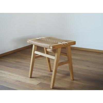 ふるさと納税 川越市 [UMEBACHI FURNITURE] ペーパーコードスツール 国産クリ材 [申込後生産]