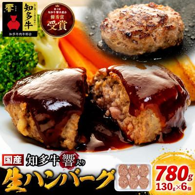 ふるさと納税 南知多町 知多牛(響)入り ハンバーグ 130g×6個