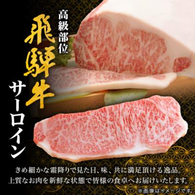 ふるさと納税 養老町 【飛騨牛】サーロインステーキ 2枚入り 計約500g (250g×2枚) 岐阜県産 黒毛和牛 |  | 01