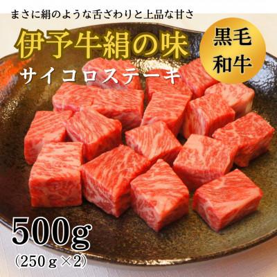 ふるさと納税 西条市 伊予牛絹の味 サイコロステーキ 500g(250g×2)
