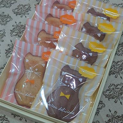 ふるさと納税 新温泉町 湯村温泉の洋菓子店エルのねこのフィナンシェ プレーン&amp;コーヒー 8個セット