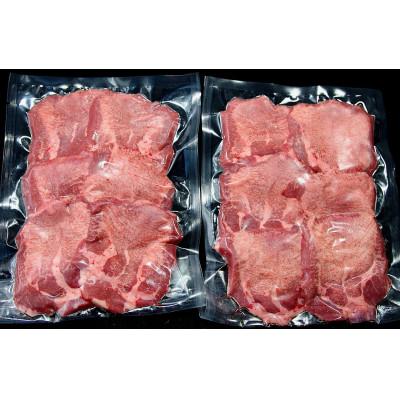 ふるさと納税 宮城県 極厚 牛タン ステーキ 12mmカット 800g(400g×2パック)5〜6人前 |  | 02