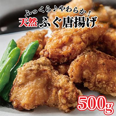 ふるさと納税 松原市 玄品 天然まふぐ冷凍唐揚げ500g お試しサイズ 揚げるだけ簡単調理 おつまみ惣菜 大阪松原