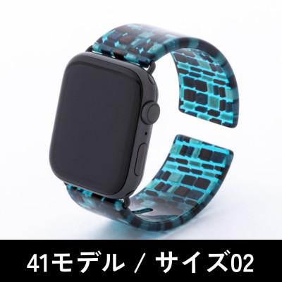 ふるさと納税 鯖江市 エアバングル/ステンドブルー 41モデル サイズ 02
