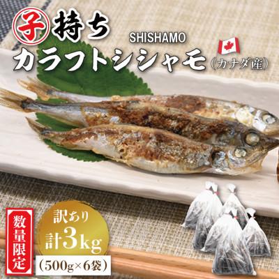 ふるさと納税 大洗町 [数量限定!]子持ちカラフトシシャモ3kg(訳アリ品)