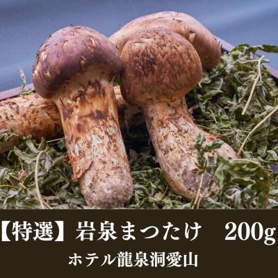 ふるさと納税 岩泉町 [2026秋発送]≪特選≫ 岩泉まつたけ 200g 天然