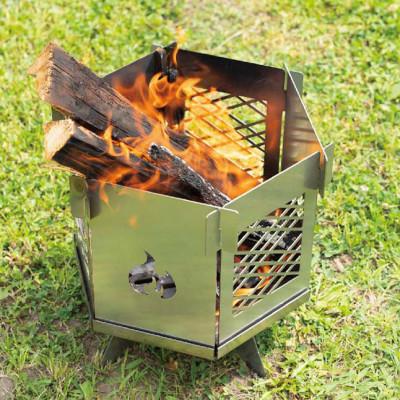 ふるさと納税 太田市 自分だけの焚き火台に!NKLab六角焚き火台専用カスタムプレート【閉】_1