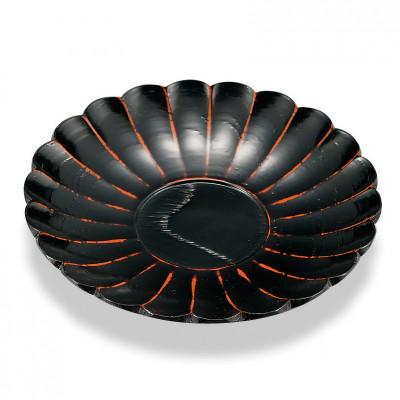 ふるさと納税 加賀市 欅 5.0 菊彫茶托 曙(5枚組)化粧箱入