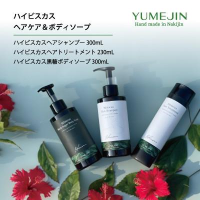 ふるさと納税 今帰仁村 ハイビスカス ヘアケア&amp;ボディソープ