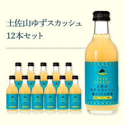 ふるさと納税 芸西村 土佐山ゆずスカッシュ12本セット【SKS052