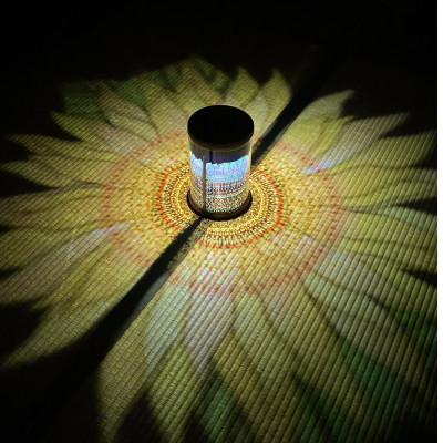 ふるさと納税 尾張旭市 酒井敦美の光の切り絵あんどん(たいようの花)