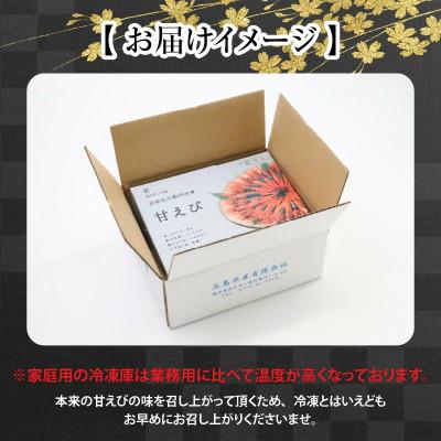 ふるさと納税 坂井市 まずはおひとつ♪「共栄丸」直送船内瞬間冷凍 甘えび 約550g [A-23107] |  | 03