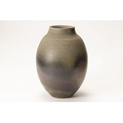 ふるさと納税 備前市 山麓窯 木戸明彦作 縦長壺