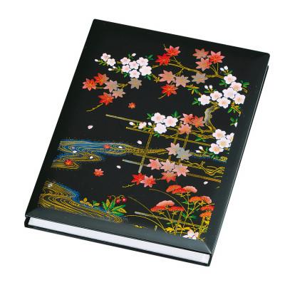 ふるさと納税 加賀市 伝統工芸加賀山中塗 漆芸御朱印帳 「曲水の里」