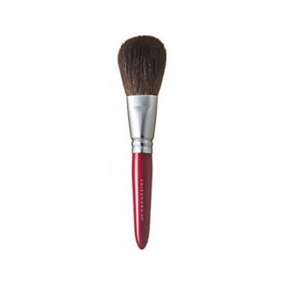 ふるさと納税 熊野町 熊野化粧筆 パウダーブラシ赤 熊野筆