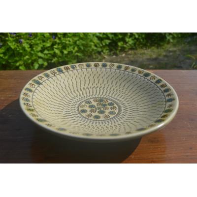 ふるさと納税 姶良市 飛びカンナ三彩花紋鉢(22cm)