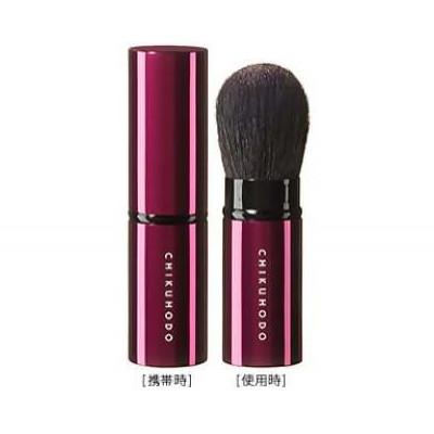 ふるさと納税 熊野町 熊野化粧筆 携帯チークブラシ(H-6) ※ギフト箱付き 熊野筆