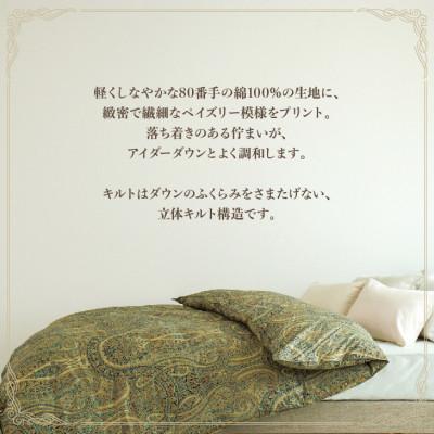ふるさと納税 花巻市 アイダー 羽毛布団 掛け シングル[ウォルター