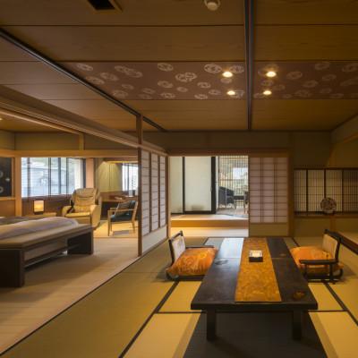 ふるさと納税 加賀市 [石川県・山代温泉]魯山人も逗留した旅館 たちばな四季亭 露天付Premium客室 ペア宿泊券