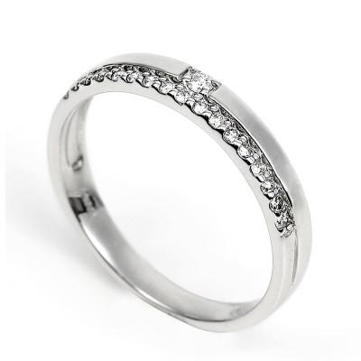 ふるさと納税 笛吹市 普段使いに PT ダイヤリング 0.13CT R3352DI-P　#3_1