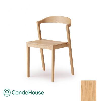 ふるさと納税 旭川市 旭川家具 カンディハウスの キーラ ダイニング スタキングチェアー(木座)北海道タモNF_02180