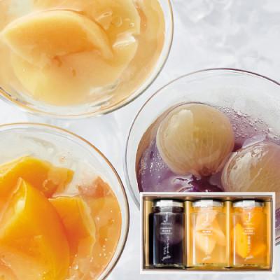 ふるさと納税 岡山市 岡山県産桃とぶどうのジュレ3本