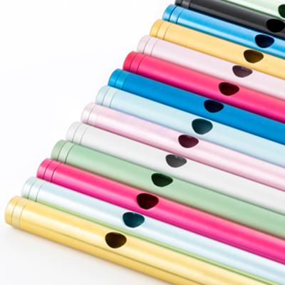 ふるさと納税 磐田市 洒楽斎「SYARAKUSAI」アルミ製横笛(ゴールド　つや消し)_2